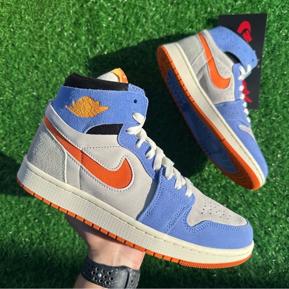Nike Other - Jordan 1 High Zoom Air Comfort 2 Royal Pulse / Alpha Orange